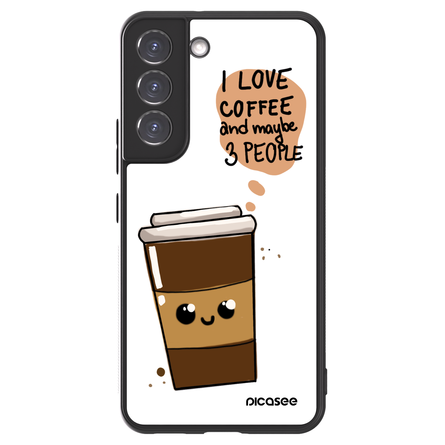 Picasee ULTIMATE CASE Samsung Galaxy S22 5G - készülékre - Cute coffee