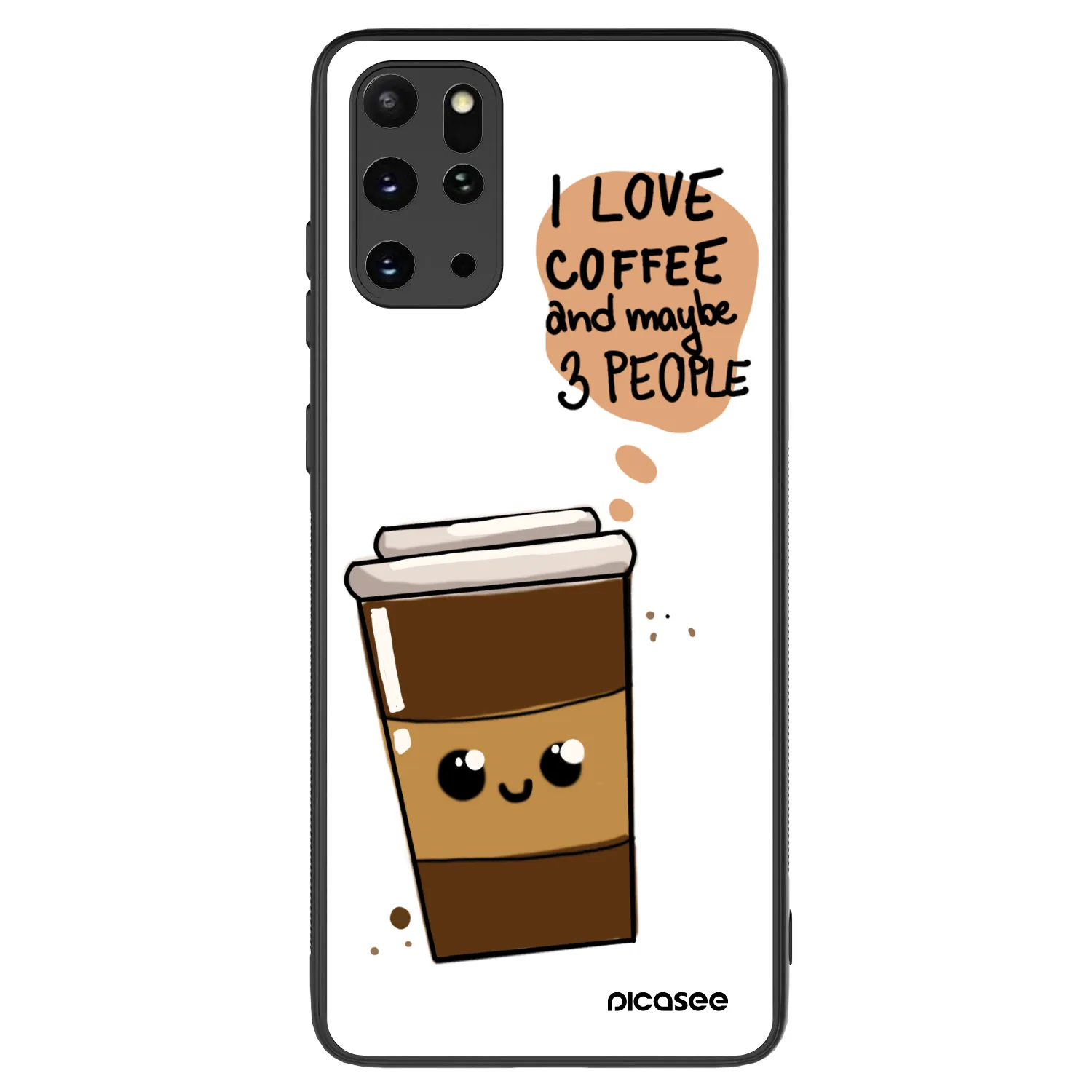 Picasee ULTIMATE CASE Samsung Galaxy S20+ G985F - készülékre - Cute coffee