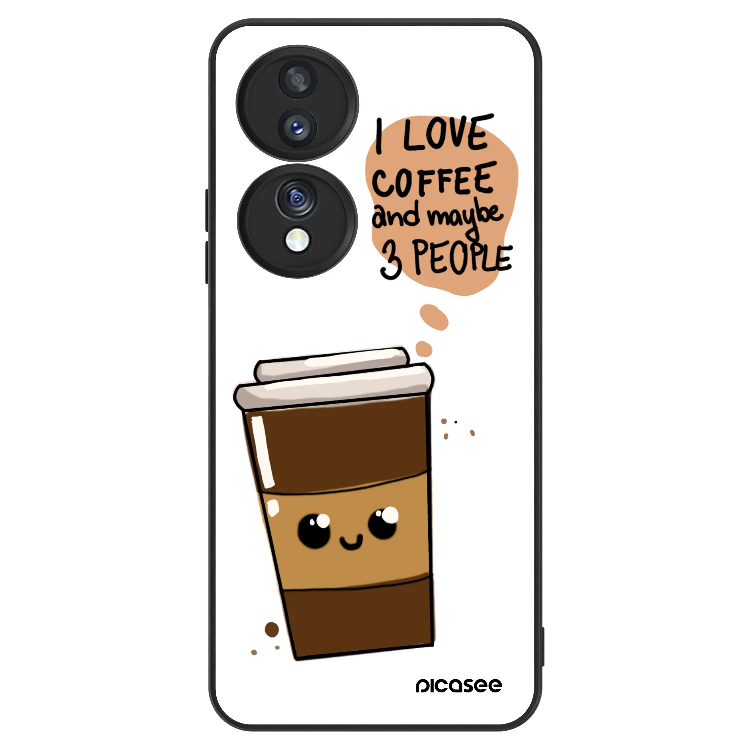 Picasee ULTIMATE CASE Honor 70 - készülékre - Cute coffee