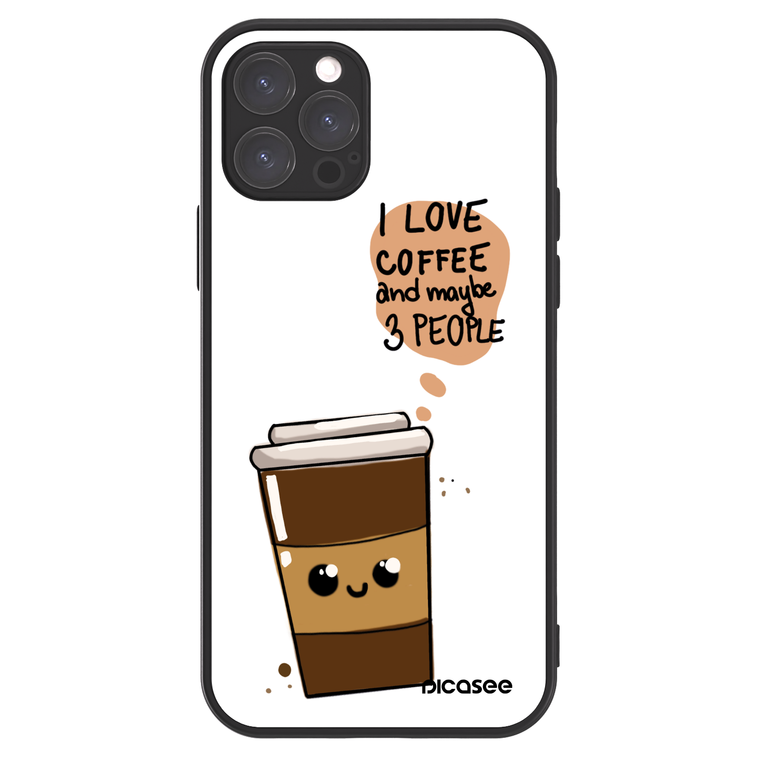 Picasee ULTIMATE CASE MagSafe Apple iPhone 12 Pro - készülékre - Cute coffee