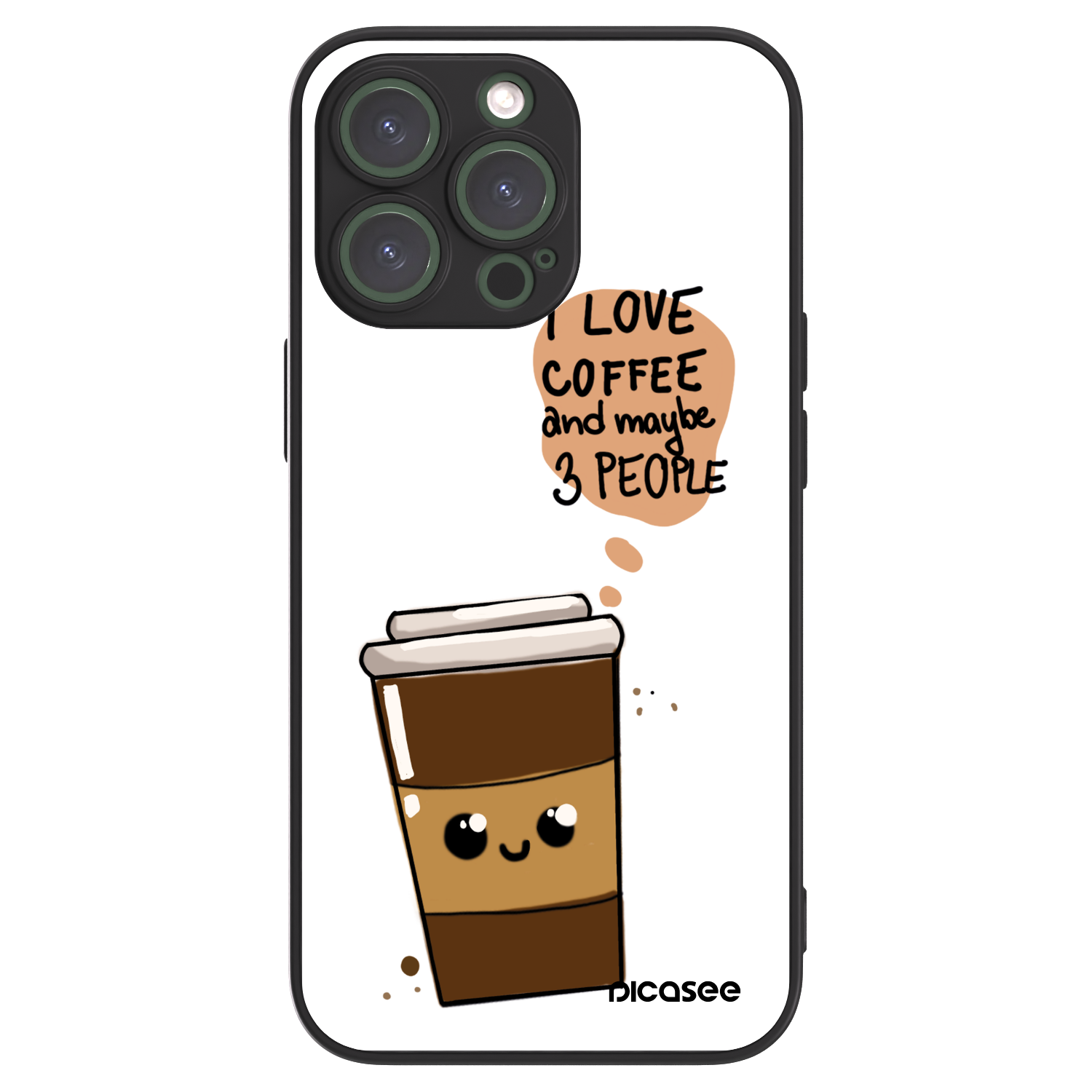 Picasee ULTIMATE CASE MagSafe Apple iPhone 13 Pro - készülékre - Cute coffee
