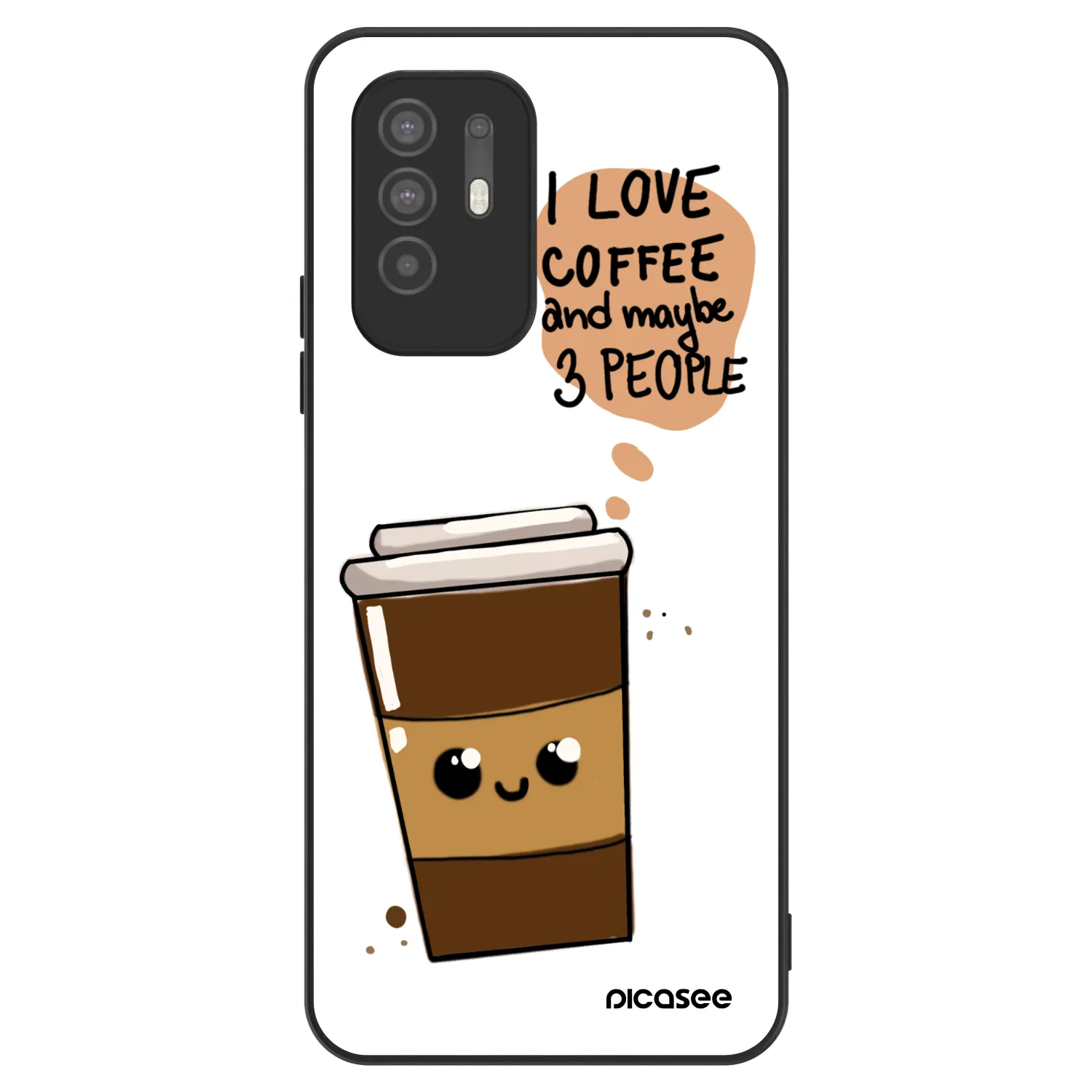 Picasee ULTIMATE CASE OPPO A94 5G - készülékre - Cute coffee