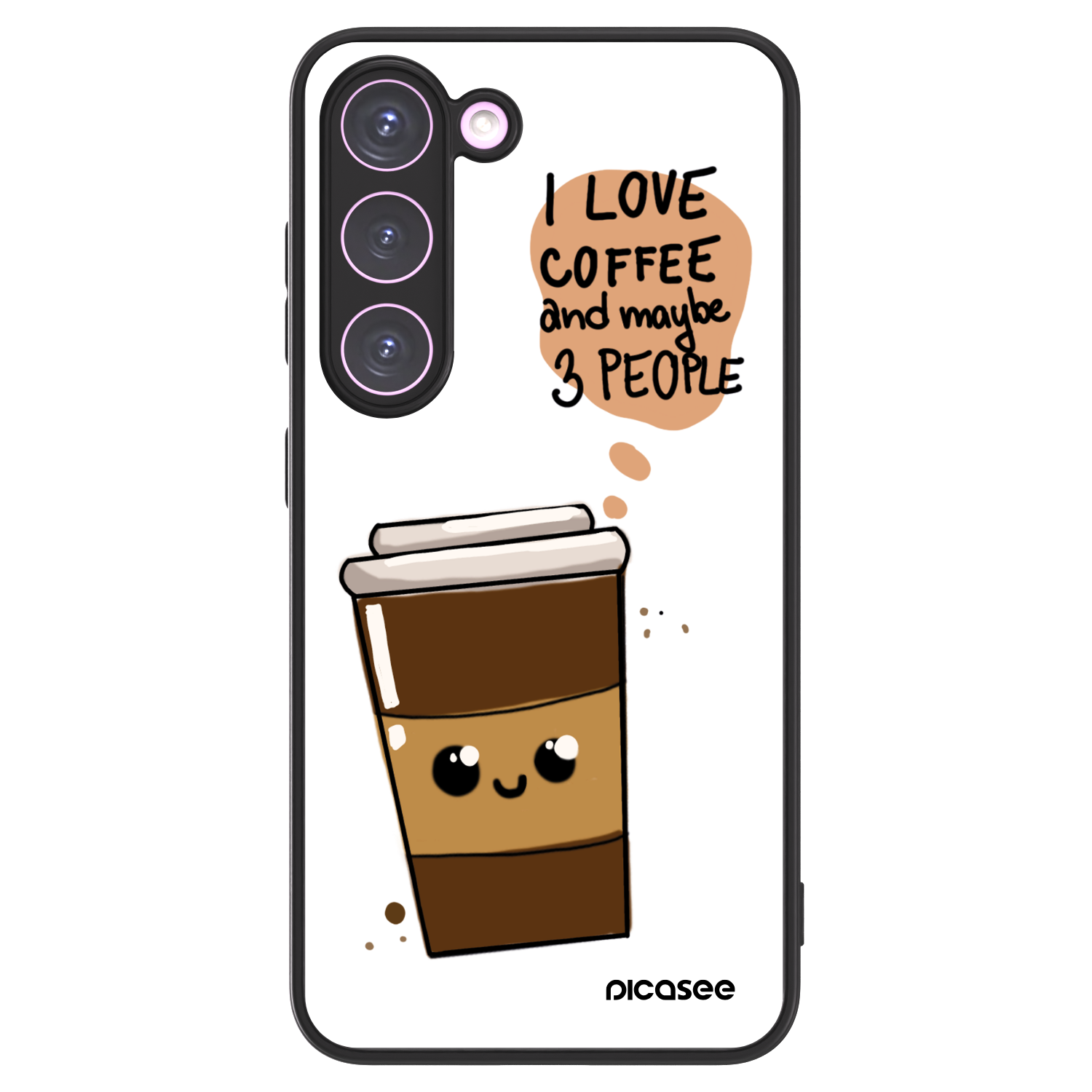 Picasee ULTIMATE CASE Samsung Galaxy S23 5G - készülékre - Cute coffee