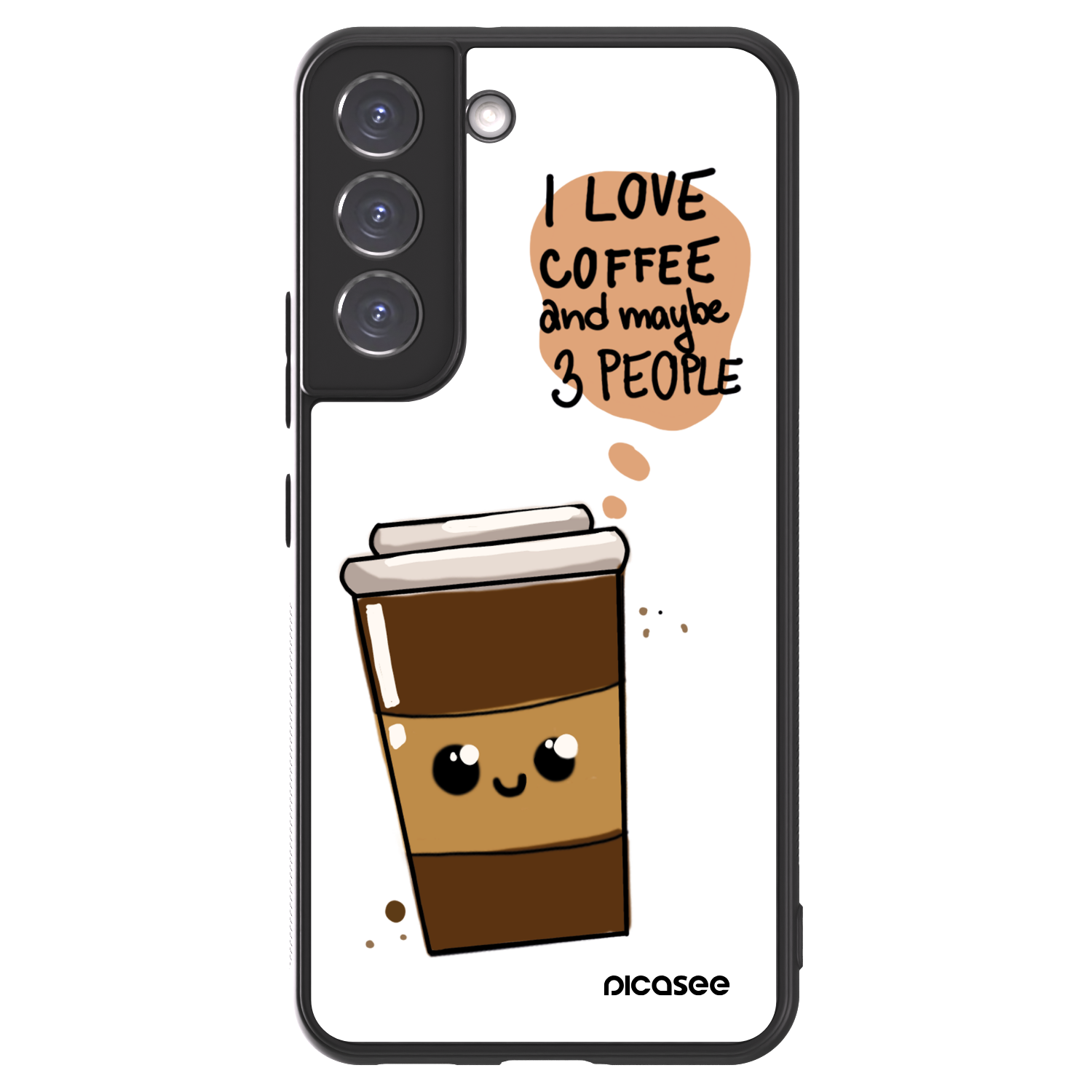 Picasee ULTIMATE CASE PowerShare Samsung Galaxy S22 5G - készülékre - Cute coffee