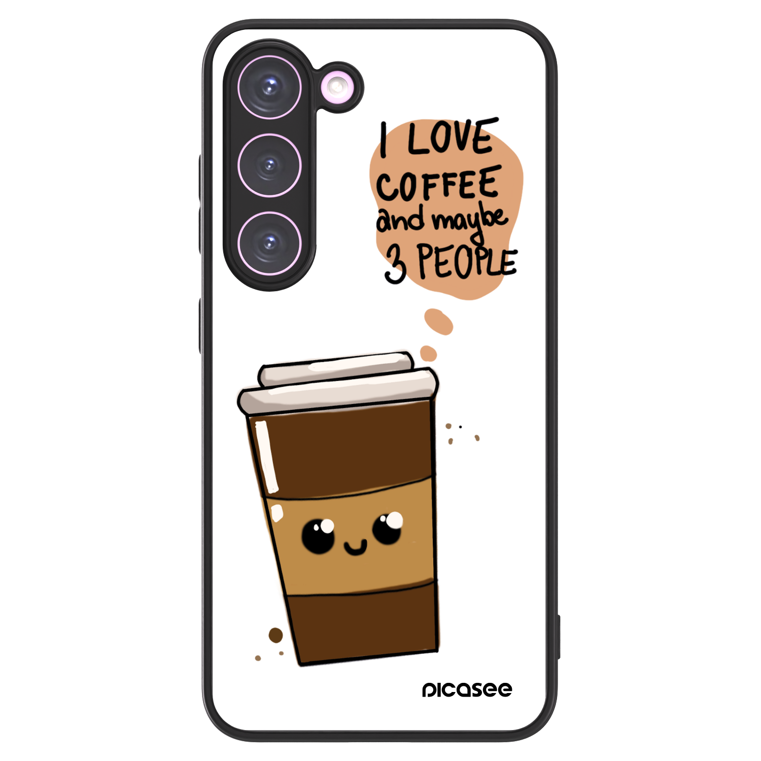 Picasee ULTIMATE CASE PowerShare Samsung Galaxy S23 5G - készülékre - Cute coffee