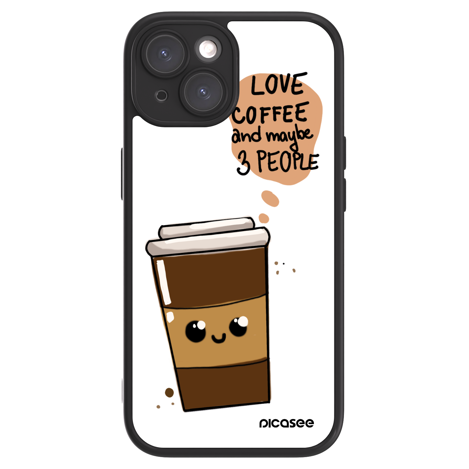 Picasee ULTIMATE CASE Apple iPhone 15 - készülékre - Cute coffee