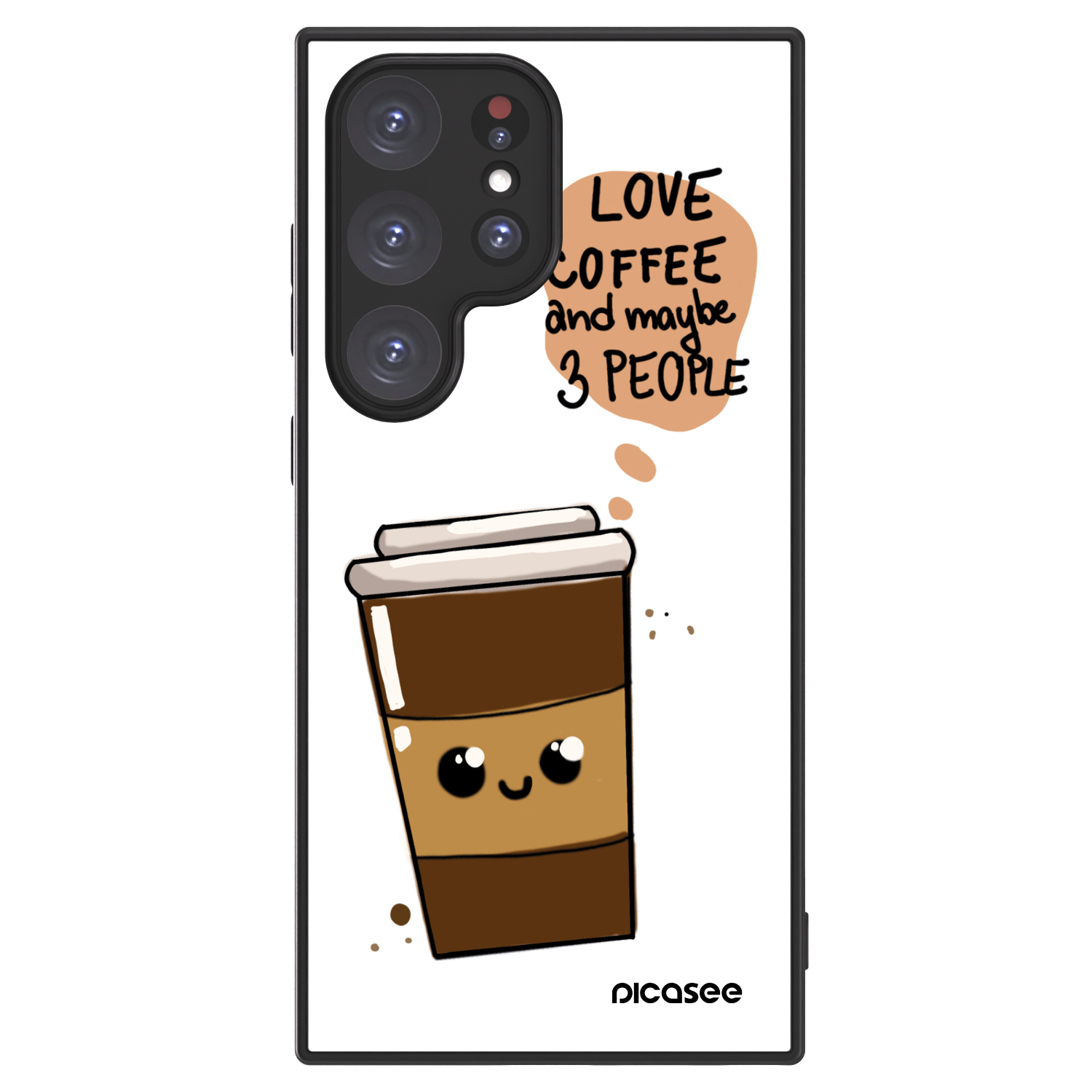 Picasee ULTIMATE CASE Samsung Galaxy S24 Ultra S928B 5G - készülékre - Cute coffee