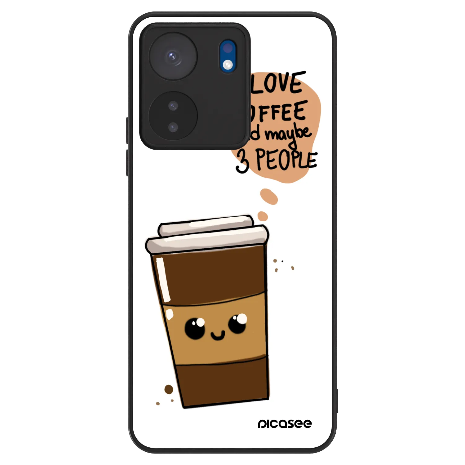 Picasee ULTIMATE CASE Xiaomi Redmi 13C 4G - készülékre - Cute coffee
