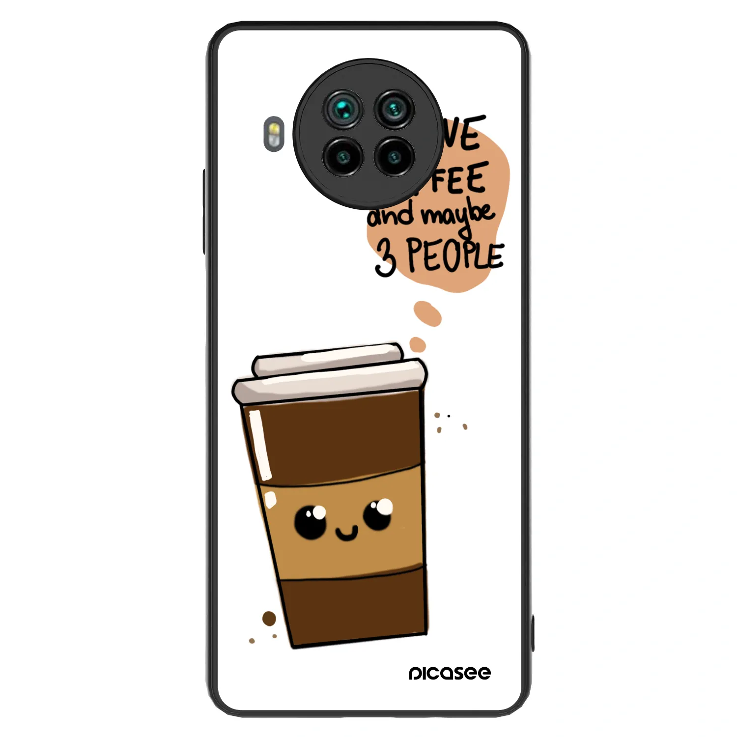 Picasee ULTIMATE CASE Xiaomi Mi 10T Lite - készülékre - Cute coffee
