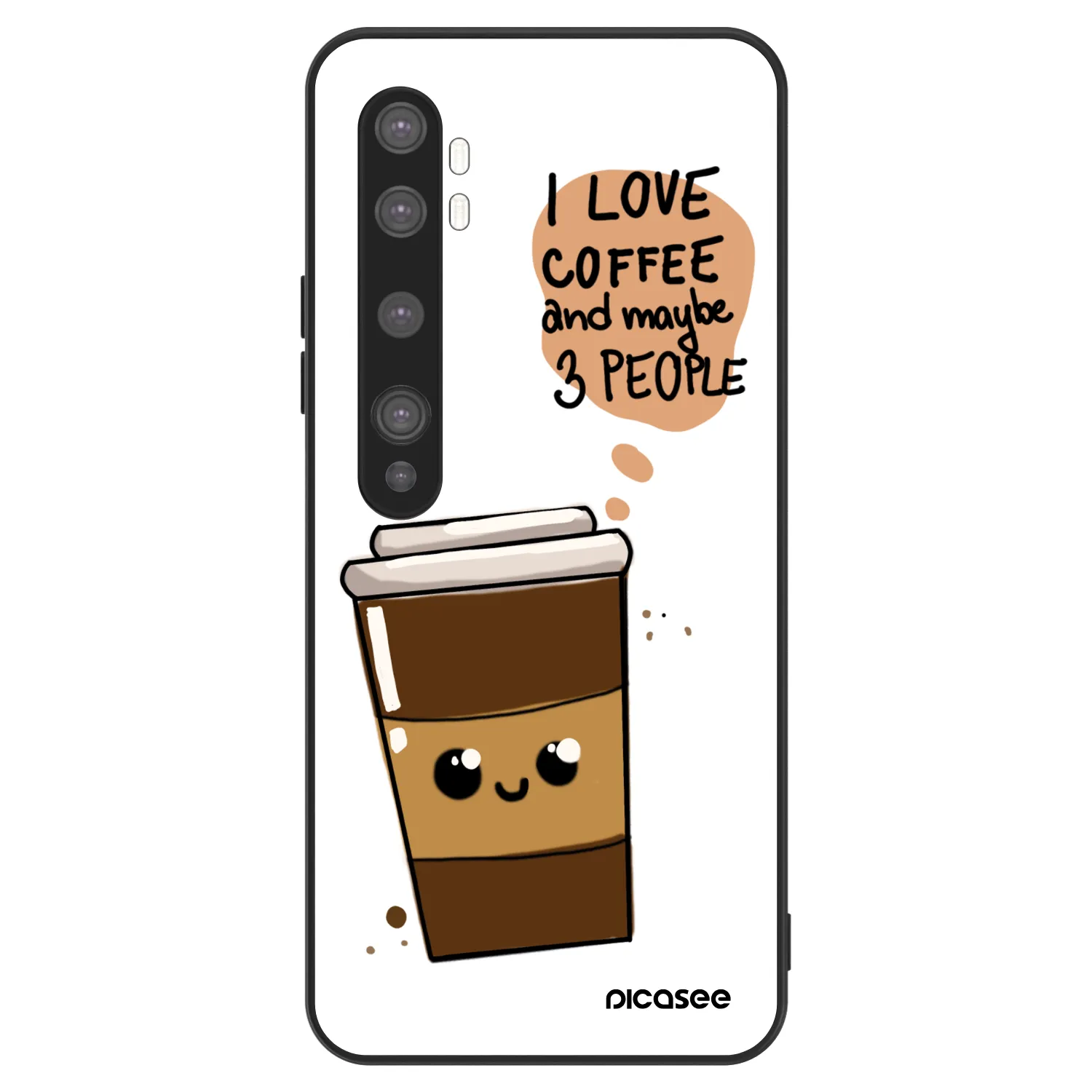 Picasee ULTIMATE CASE Xiaomi Mi Note 10 (Pro) - készülékre - Cute coffee