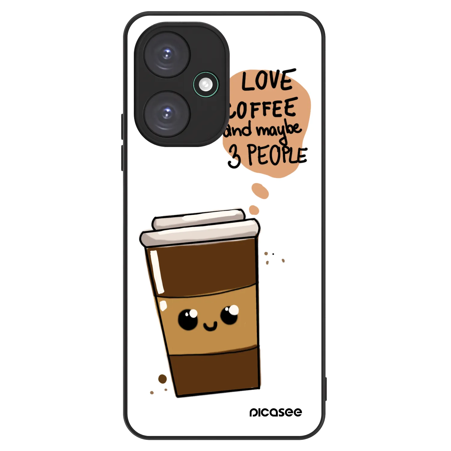 Picasee ULTIMATE CASE Xiaomi Redmi 13C 5G - készülékre - Cute coffee