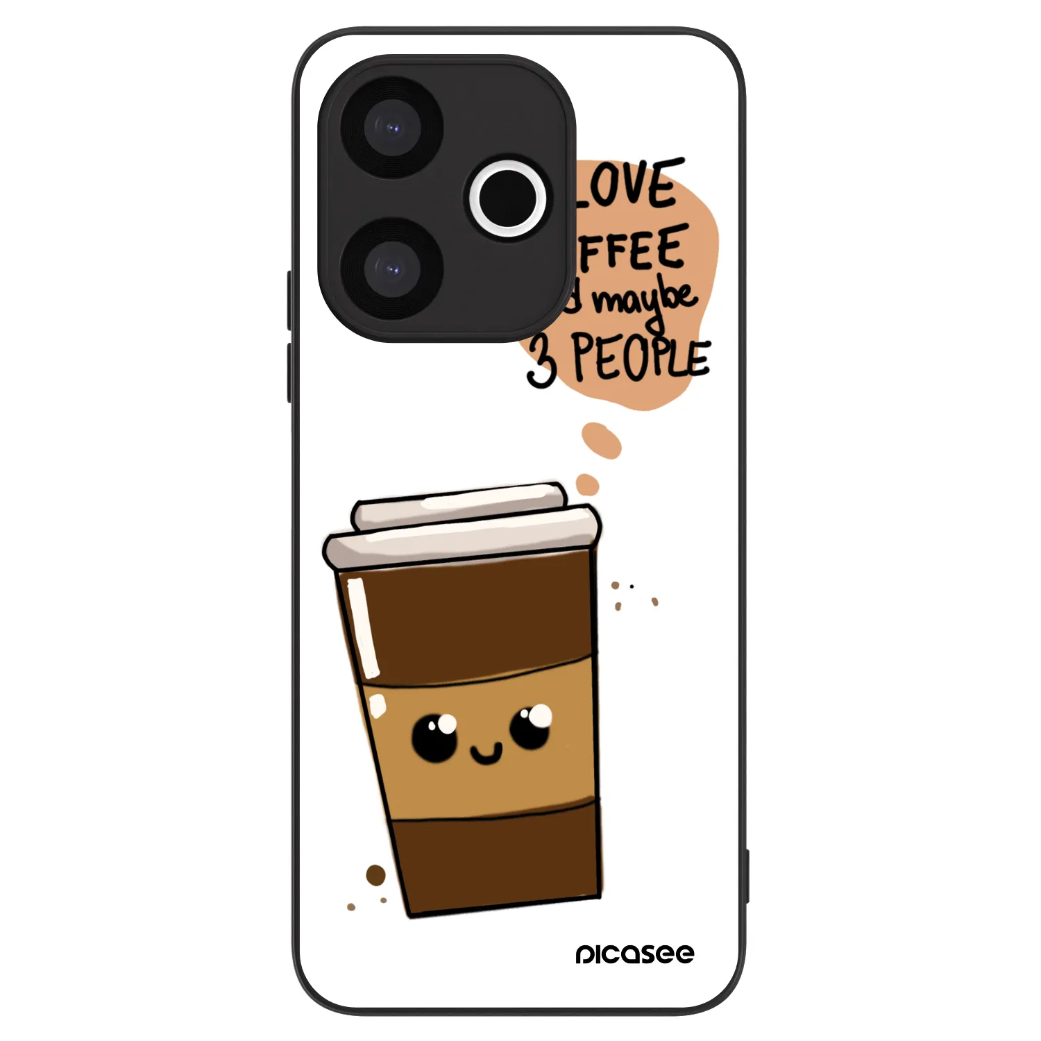 Picasee ULTIMATE CASE Xiaomi Redmi 13 4G - készülékre - Cute coffee