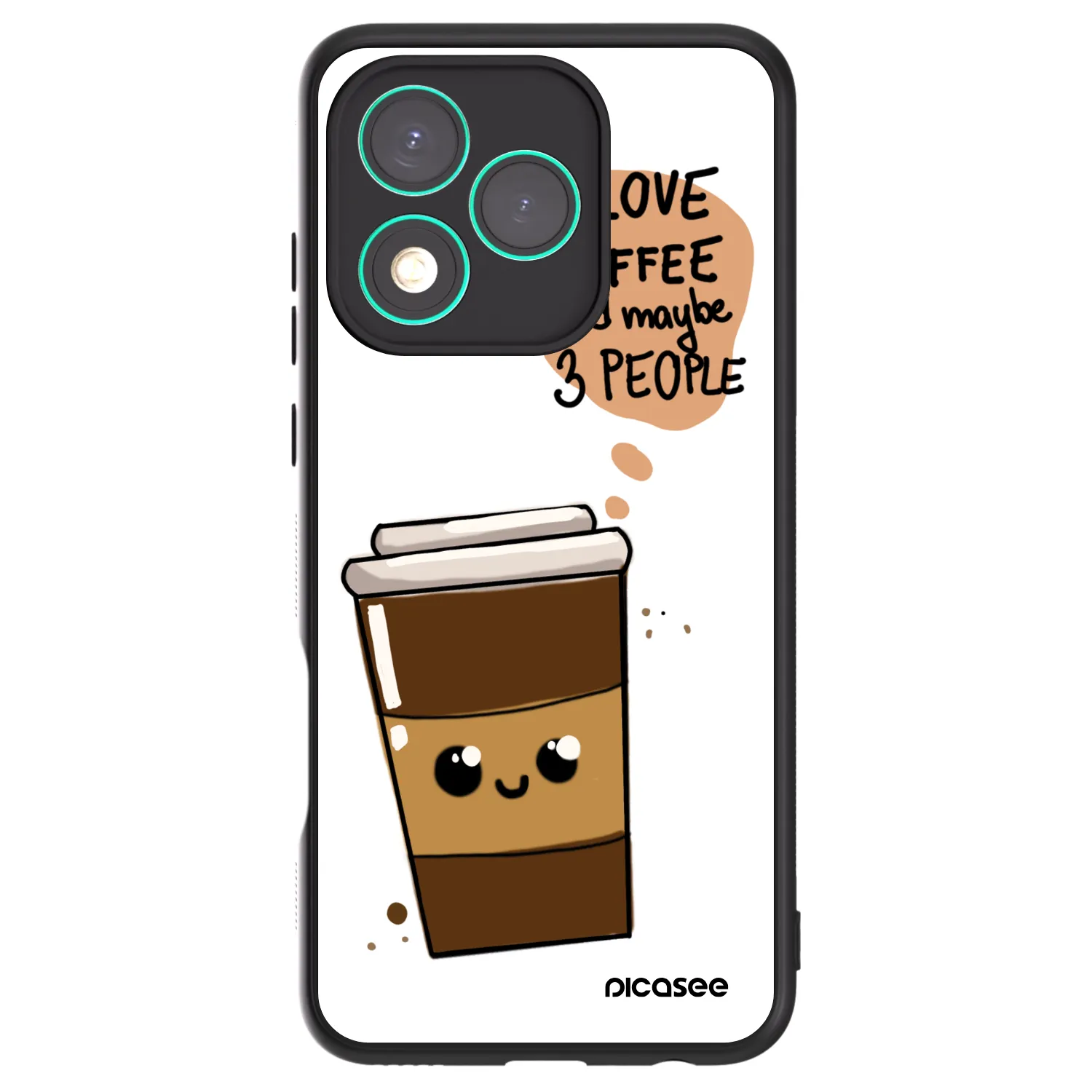 Picasee ULTIMATE CASE Honor 400 Lite 5G - készülékre - Cute coffee