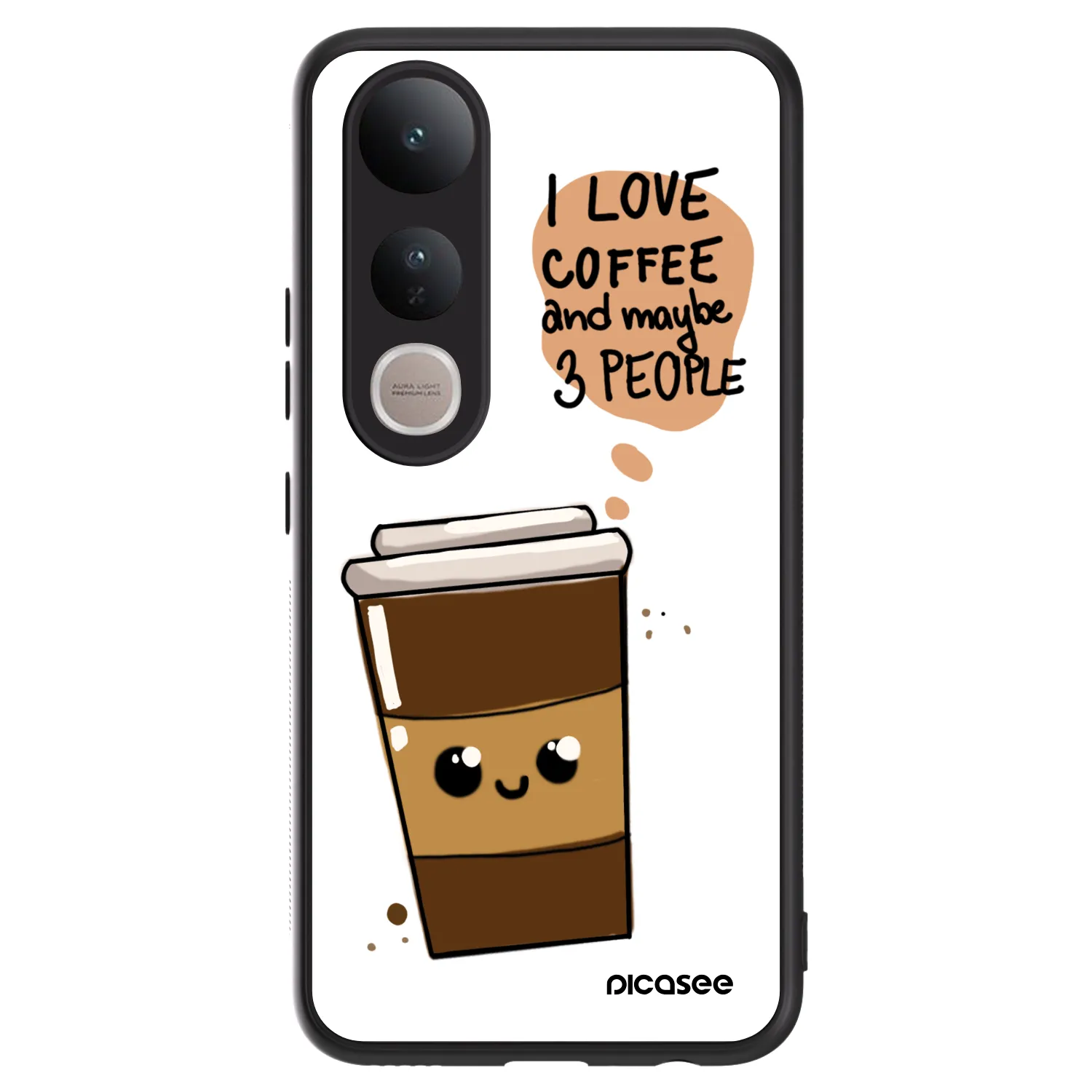 Picasee ULTIMATE CASE Vivo V50 Lite 5G - készülékre - Cute coffee