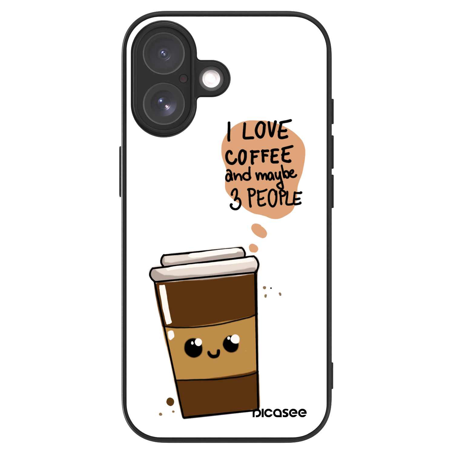 Picasee ULTIMATE CASE MagSafe Apple iPhone 17 - készülékre - Cute coffee
