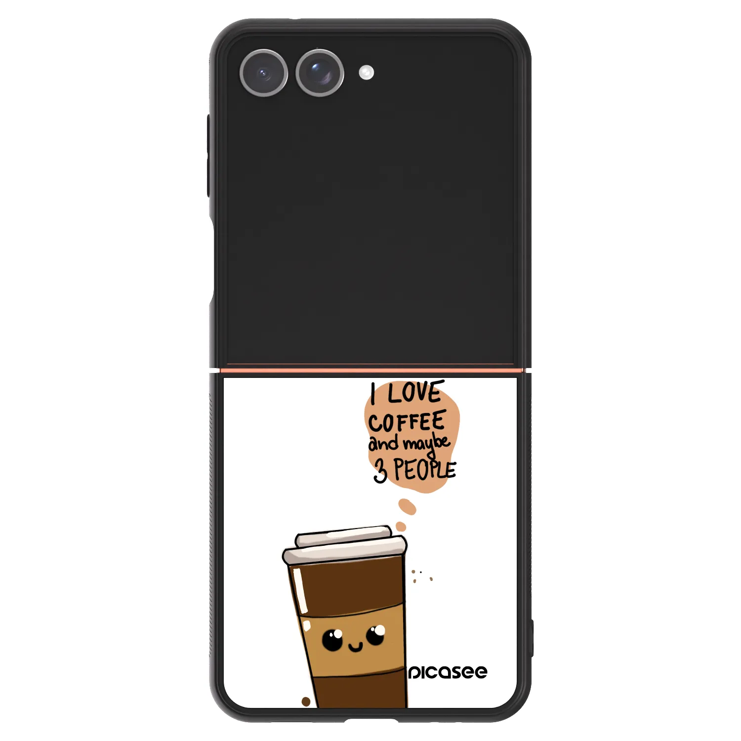 Picasee ULTIMATE CASE Samsung Galaxy Z Flip7 5G - készülékre - Cute coffee