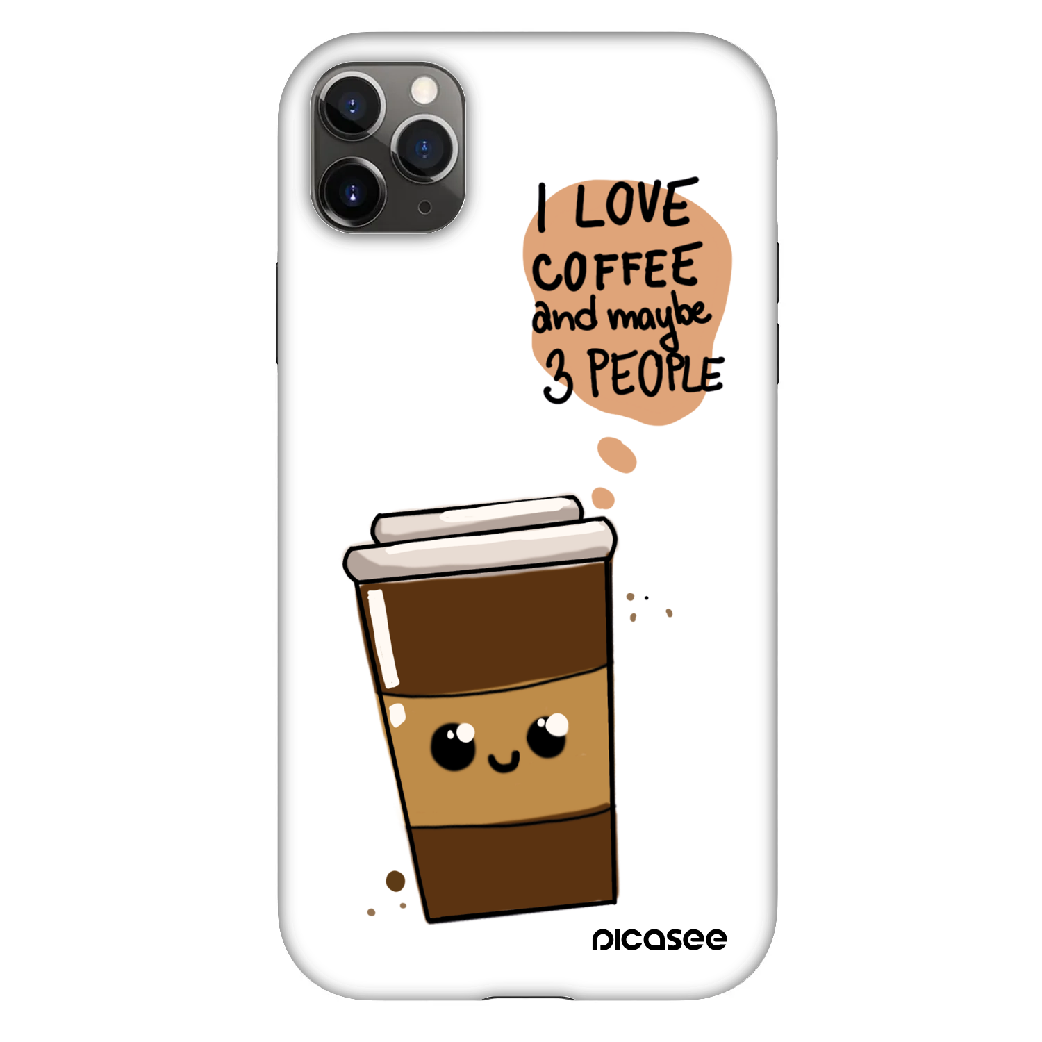 Picasee Fashion Case Apple iPhone 11 Pro Max - Cute coffee