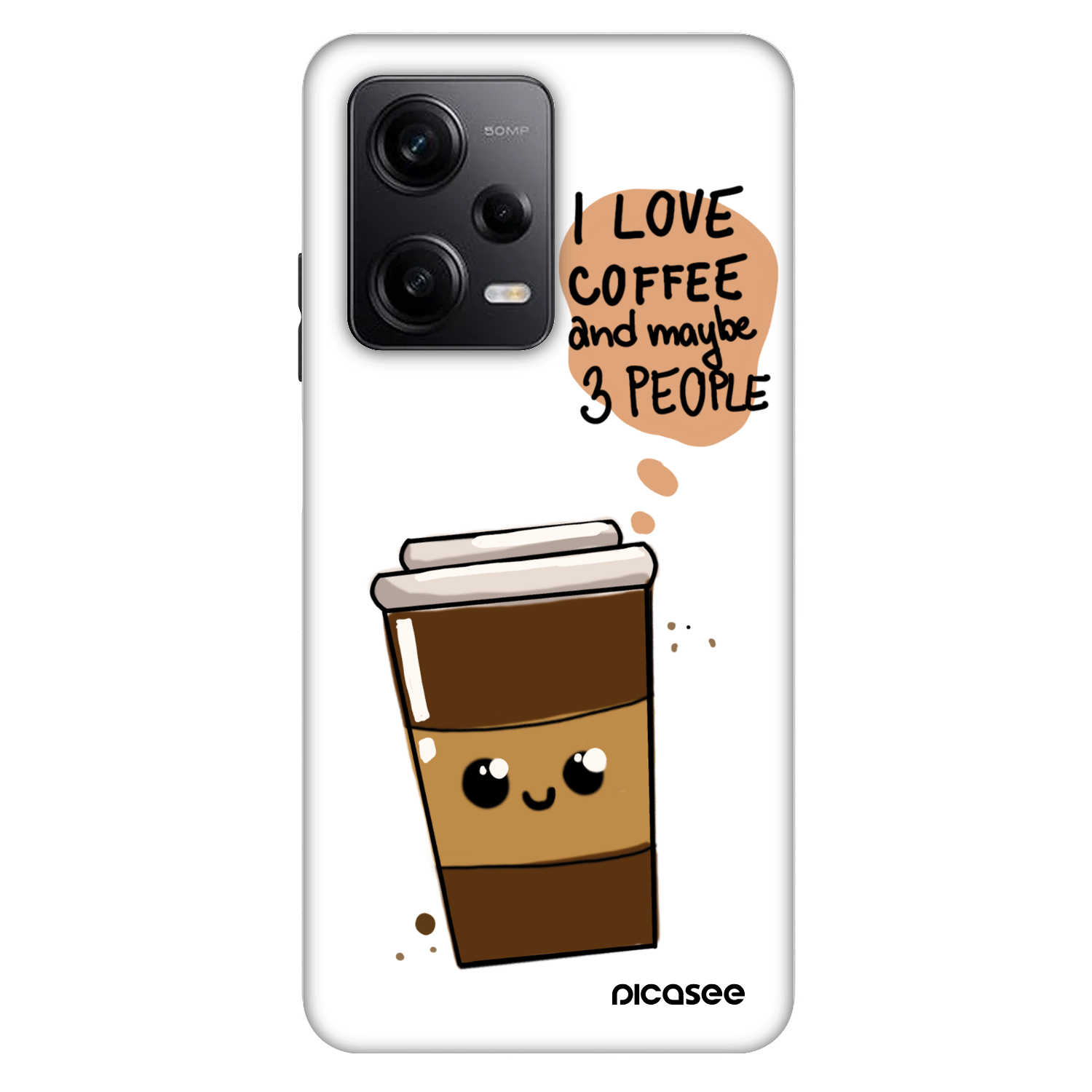Picasee Fashion Case Xiaomi Redmi Note 12 Pro+ 5G - Cute coffee