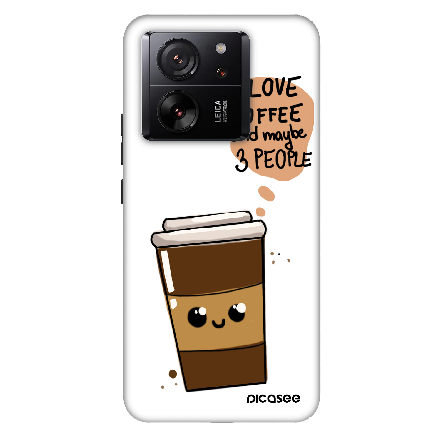 Picasee Fashion Case Xiaomi 13T Pro - Cute coffee