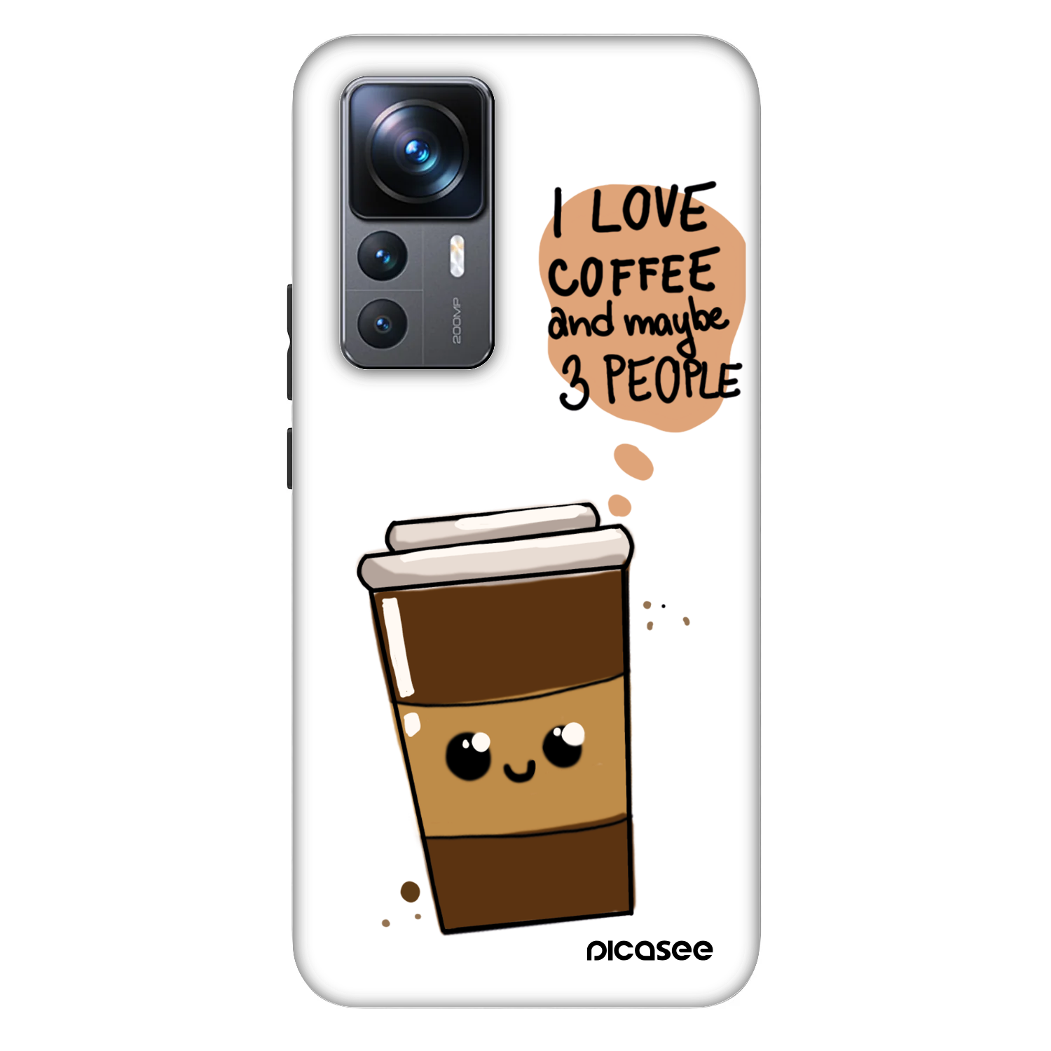 Picasee Fashion Case Xiaomi 12T Pro - Cute coffee