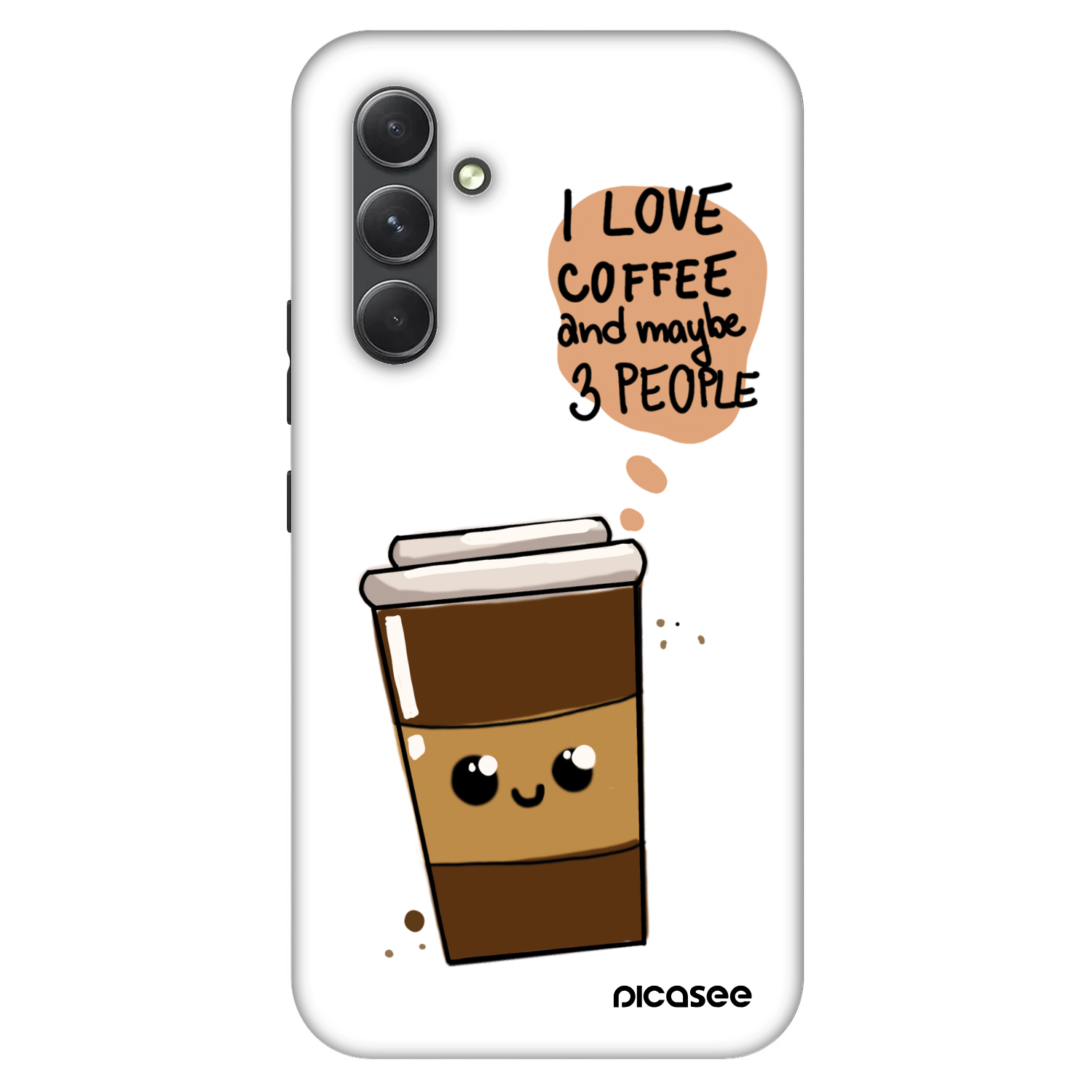 Picasee Fashion Case Samsung Galaxy A54 5G A546B - Cute coffee