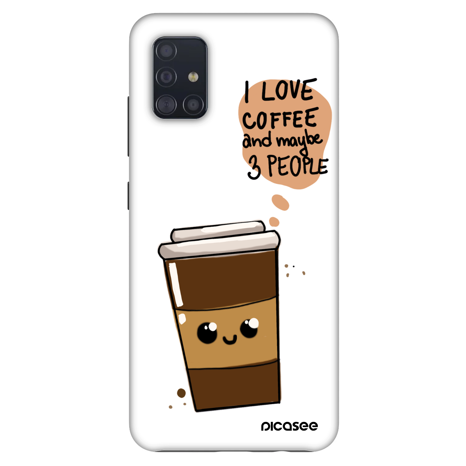 Picasee Fashion Case Samsung Galaxy A51 A515F - Cute coffee