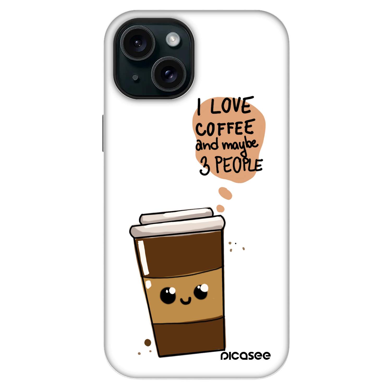Picasee Fashion Case MagSafe Apple iPhone 13 - Cute coffee