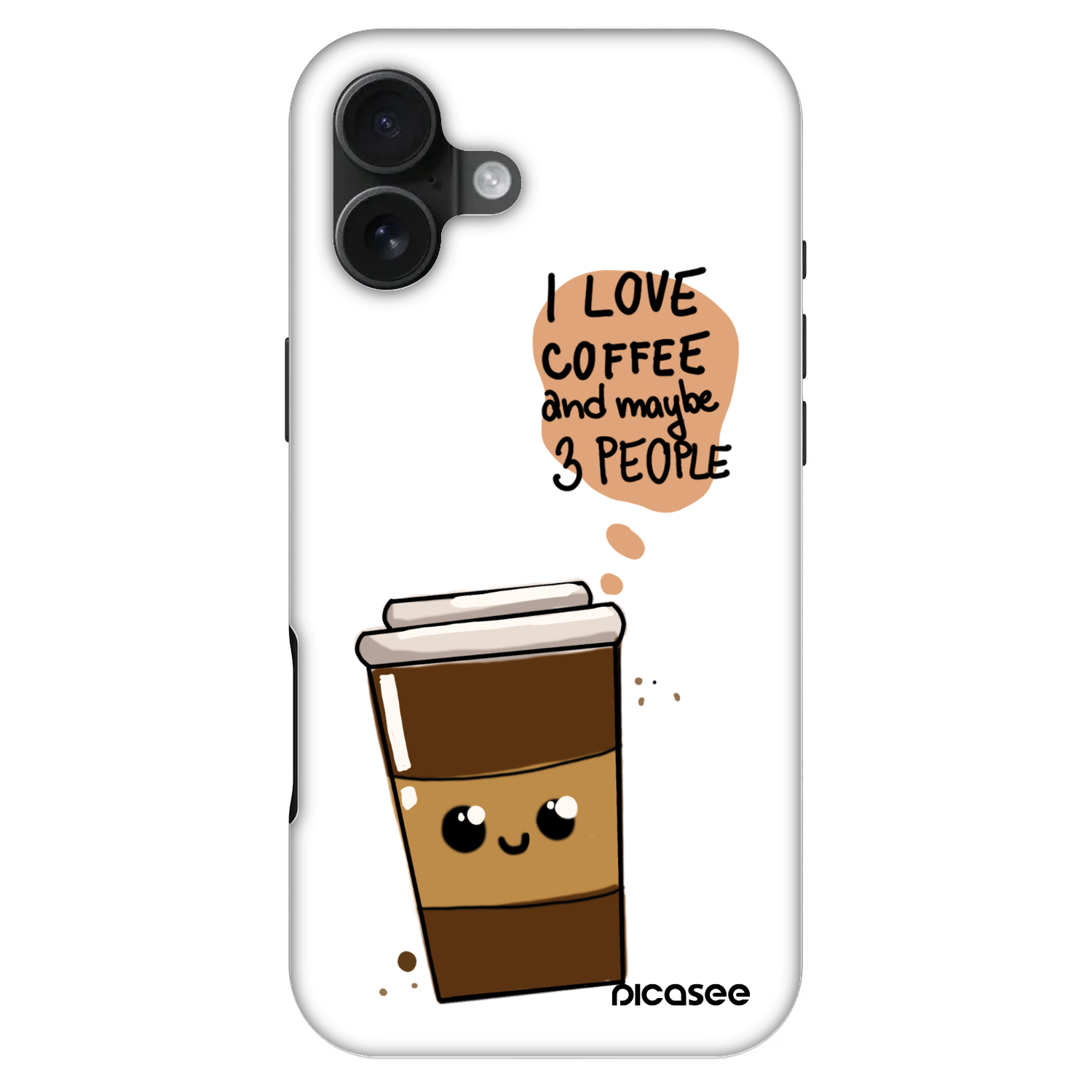 Picasee Fashion Case MagSafe Apple iPhone 16 Plus - Cute coffee