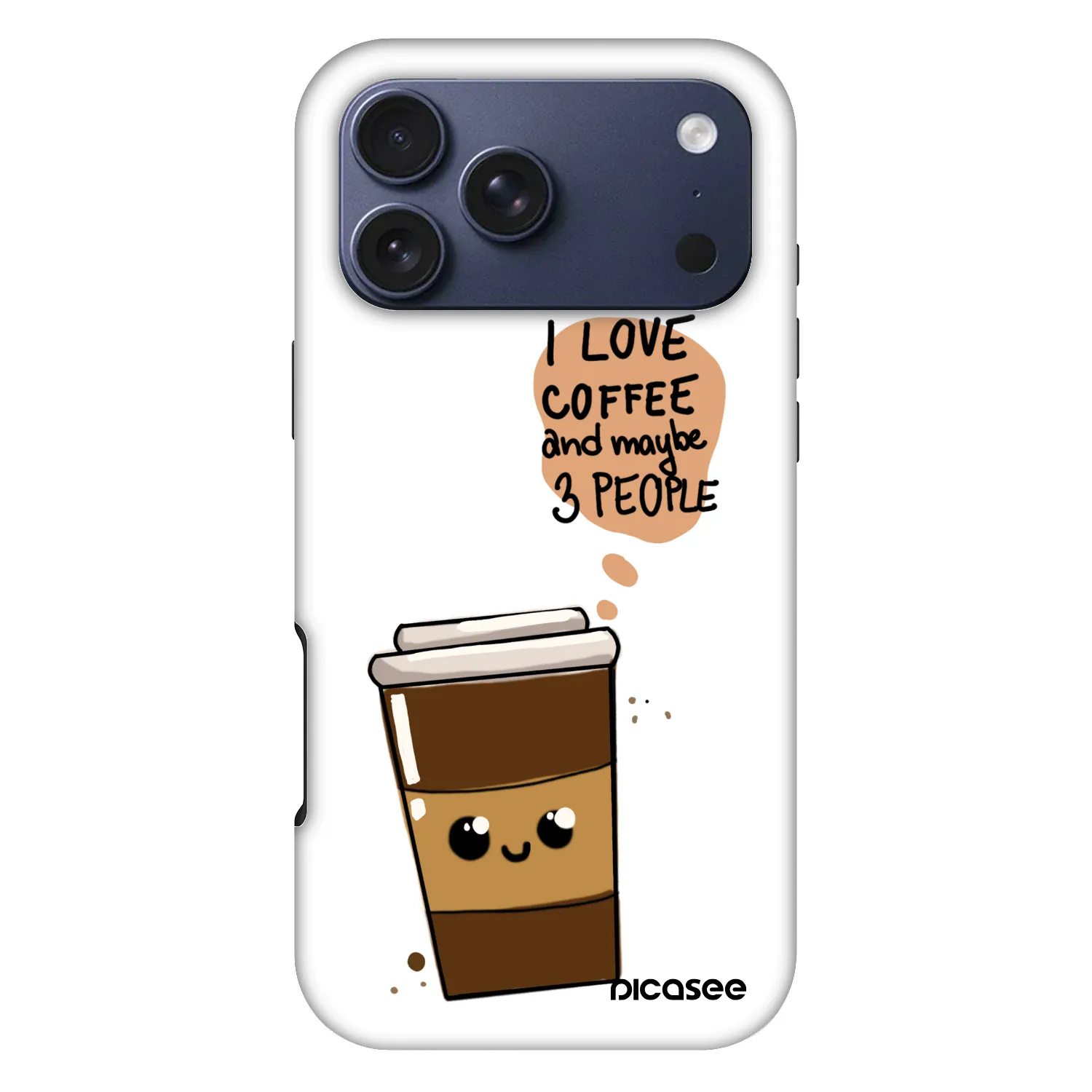 Picasee Fashion Case MagSafe Apple iPhone 17 Pro Max - Cute coffee