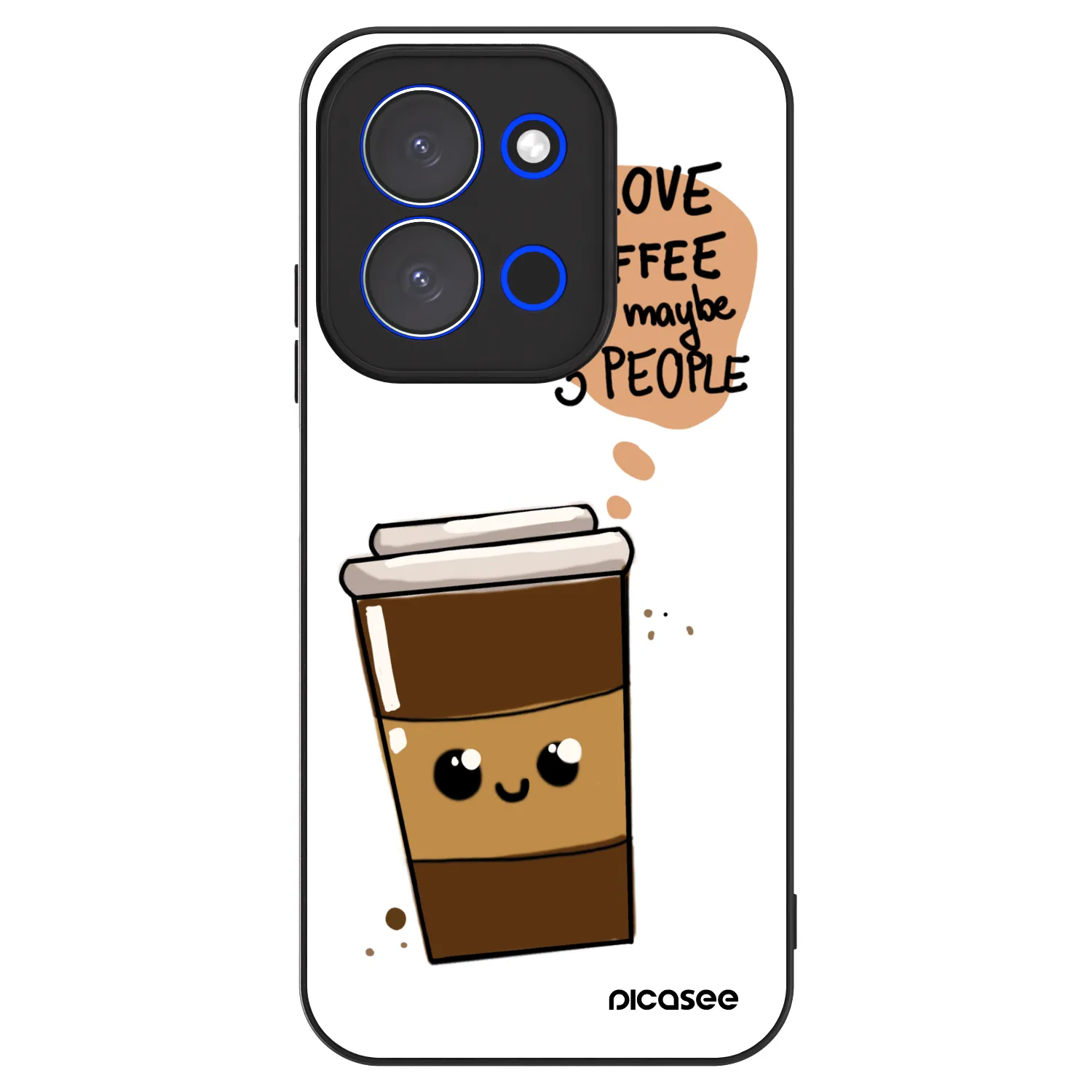 Picasee ULTIMATE CASE Xiaomi Redmi 15C 4G - készülékre - Cute coffee