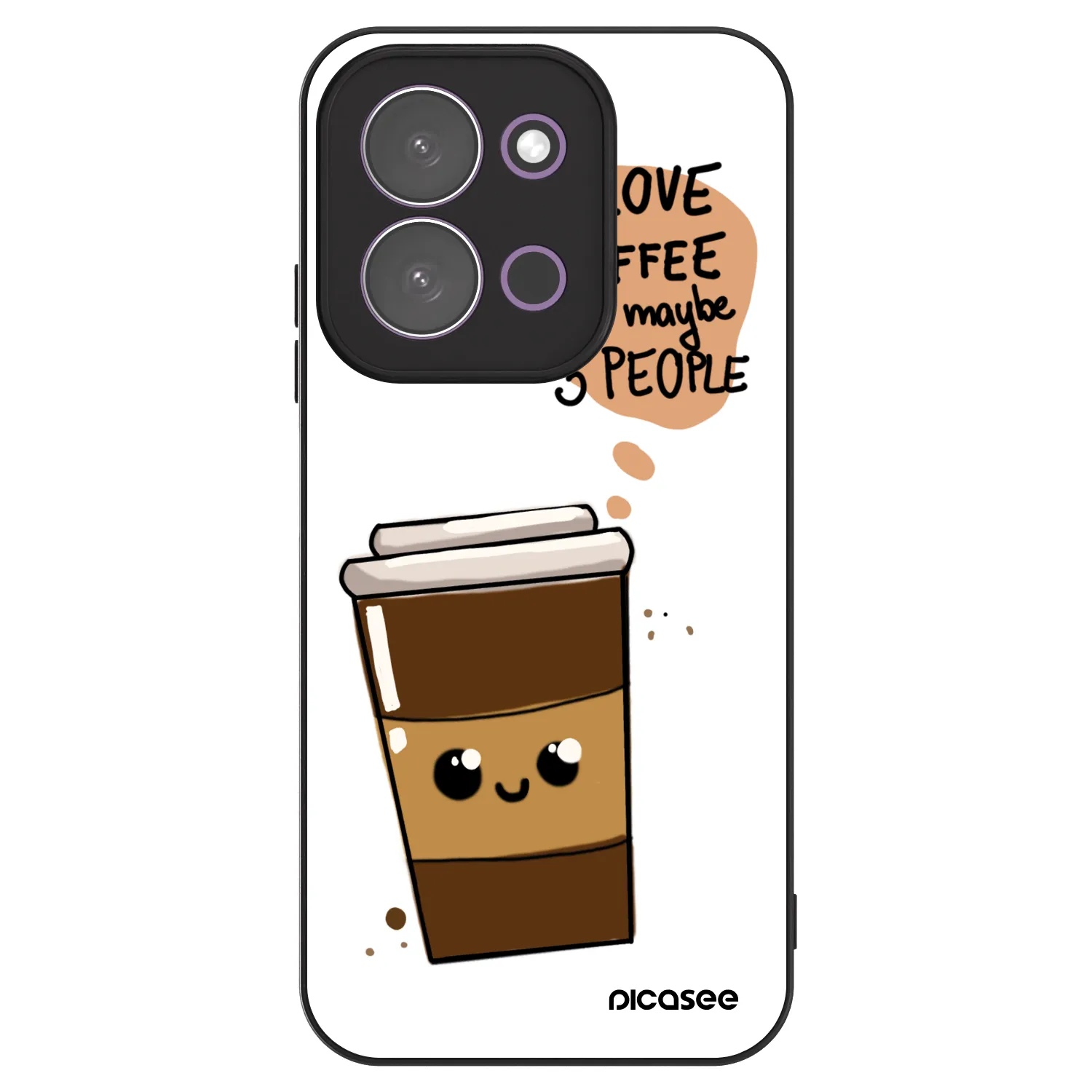 Picasee ULTIMATE CASE Xiaomi Redmi 15C 5G - készülékre - Cute coffee