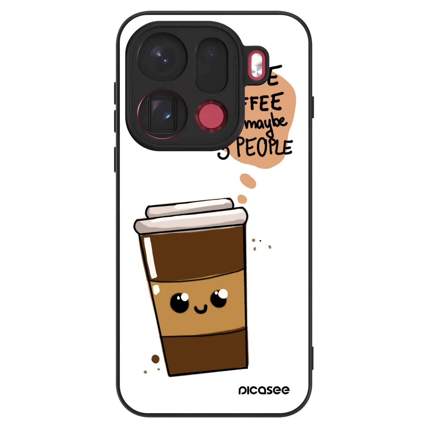 Picasee ULTIMATE CASE OPPO Find X9 Pro - készülékre - Cute coffee