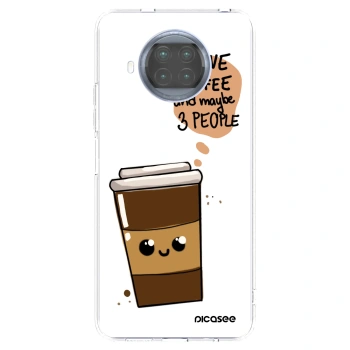Picasee átlátszó szilikon tok az alábbi mobiltelefonokra Xiaomi Mi 10T Lite - Cute coffee