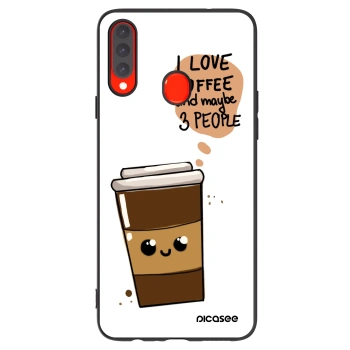 Tok az alábbi mobiltelefonokra Samsung Galaxy A20s - Cute coffee