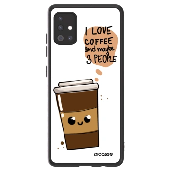 Picasee ULTIMATE CASE Samsung Galaxy A51 A515F - készülékre - Cute coffee