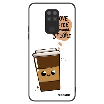 Szilikon tok erre a típusra Xiaomi Redmi Note 9 - Cute coffee