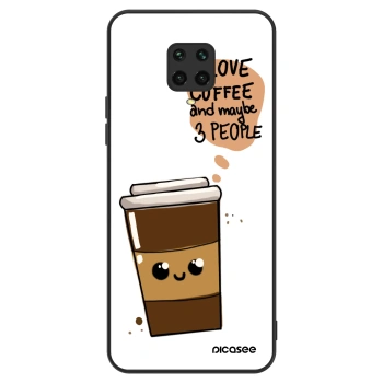 Szilikon tok erre a típusra Xiaomi Redmi Note 9 Pro - Cute coffee
