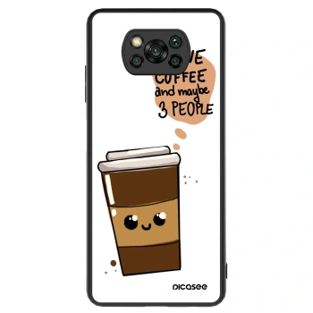 Szilikon tok erre a típusra Xiaomi Poco X3 - Cute coffee