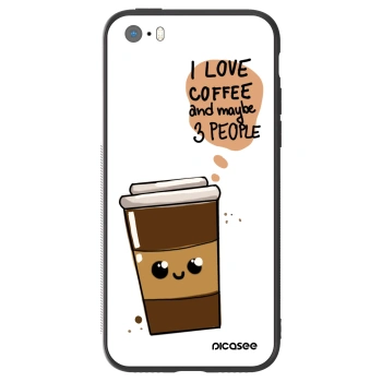 Szilikon tok erre a típusra Apple iPhone 5/5S/SE - Cute coffee