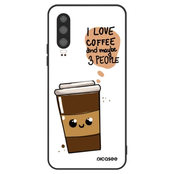 Szilikon tok erre a típusra Huawei P30 - Cute coffee