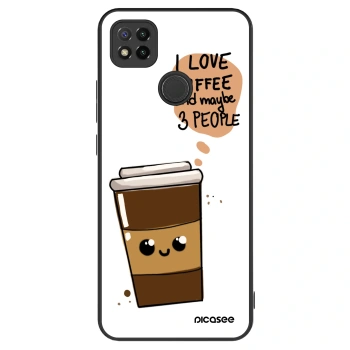 Szilikon tok erre a típusra Xiaomi Redmi 9C - Cute coffee