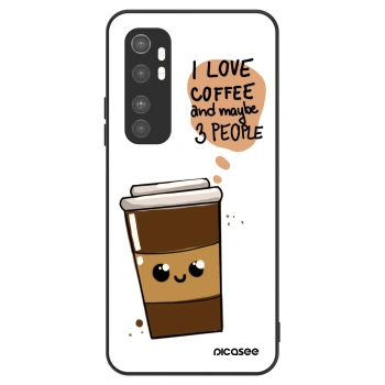 Szilikon tok erre a típusra Xiaomi Mi Note 10 Lite - Cute coffee