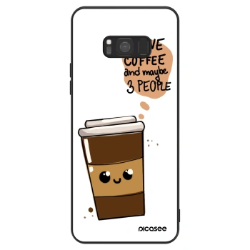 Szilikon tok erre a típusra Samsung Galaxy S8 G950F - Cute coffee