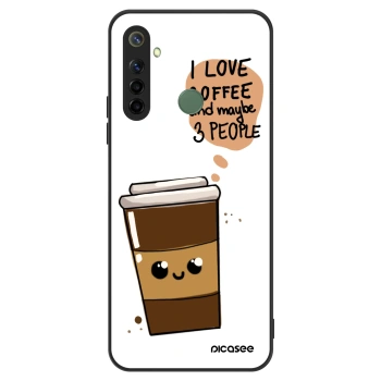 Szilikon tok erre a típusra Realme 6i - Cute coffee
