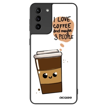 Szilikon tok erre a típusra Samsung Galaxy S21+ 5G G996F - Cute coffee