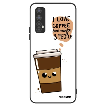 Szilikon tok erre a típusra Realme 7 - Cute coffee
