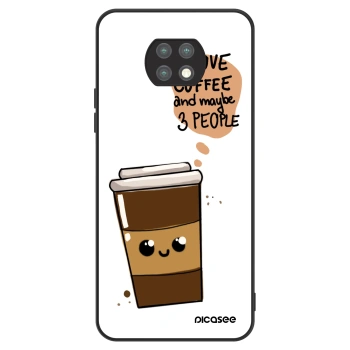 Szilikon tok erre a típusra Xiaomi Redmi Note 9T - Cute coffee