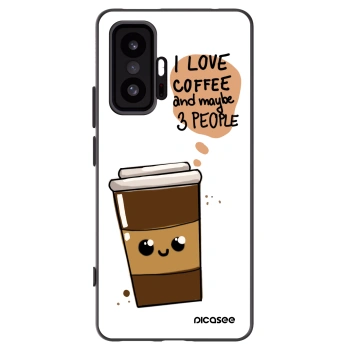 Picasee fekete szilikon tok az alábbi mobiltelefonokra Xiaomi 11T Pro - Cute coffee