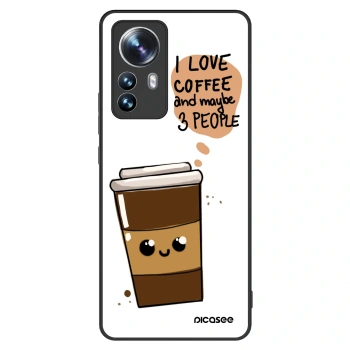 Szilikon tok erre a típusra Xiaomi 12 Pro - Cute coffee