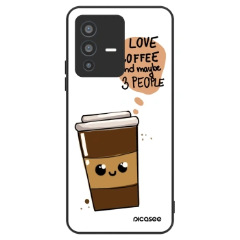 Szilikon tok erre a típusra Vivo V23 5G - Cute coffee